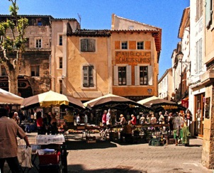 market in Isle sur la Sorgue